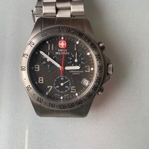 Swiss Military Vintage Mens Chronograph Watch 5360777